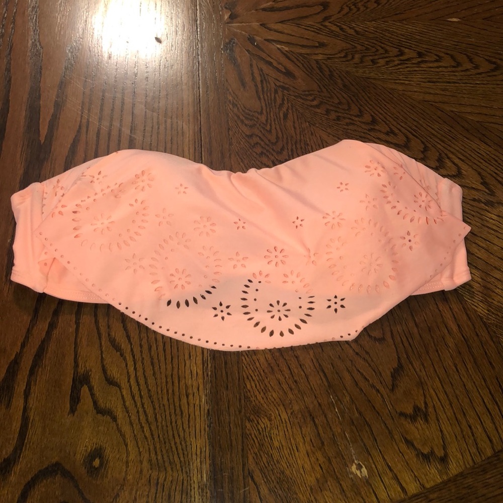 Target strapless swim top